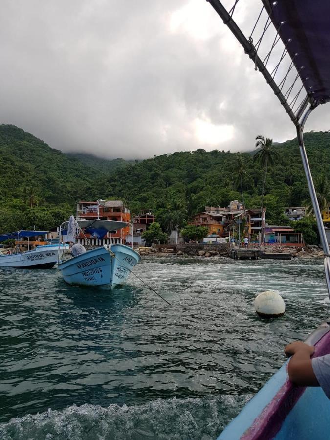 Casa Palmito Cerca De La Playa Vila Yelapa Exterior foto